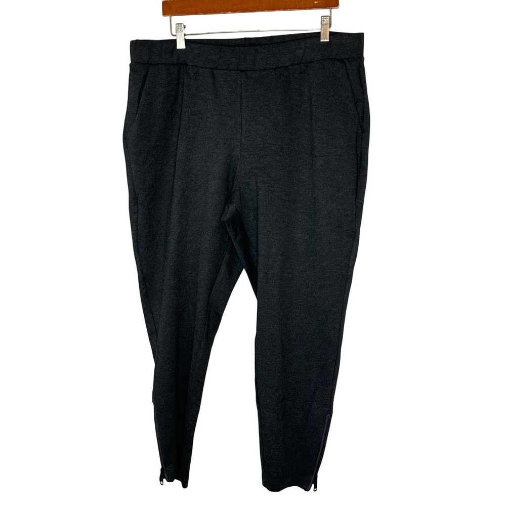 Universal Standard Charcoal Moro Pocket Ponte Pants Size Medium 18/20‎ Women NWT